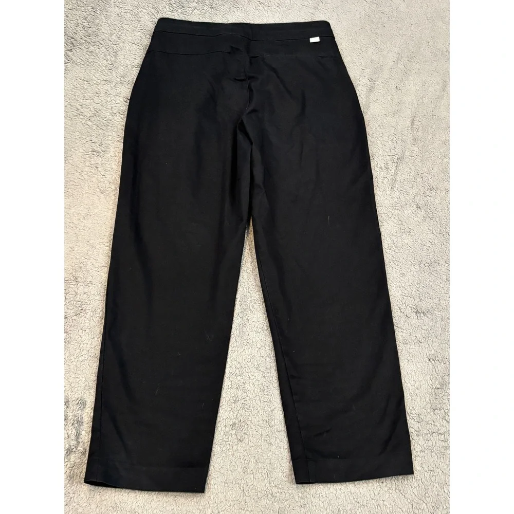 Nike Sportswear Essential Chino Pants Black Wide Leg Cropped DD7032-010 Mens 28